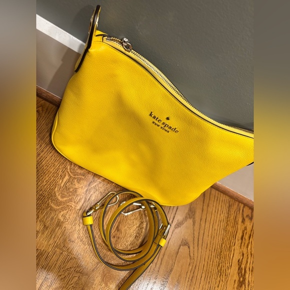 Kate Spade, New York Rosie yellow Leather Crossbody Bag New Without Tags - Picture 2 of 6